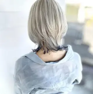 カラー リピート90%超/縮 毛/酸性縮毛特化井口のヘアスタイル