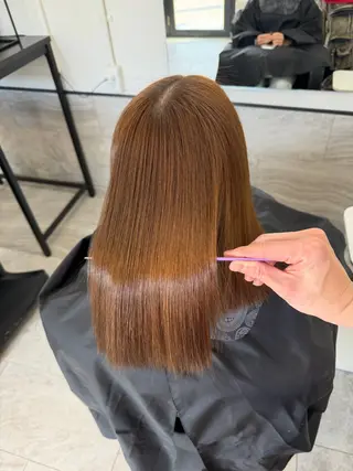 ロング パーマ キッズ ブリーチ/髪質改善/ メンズ/ KOKIのヘアスタイル