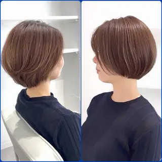 ショート カラー 大人女性ショート専門 tomoのヘアスタイル