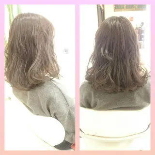セミロング キンジョウ エナミのヘアスタイル