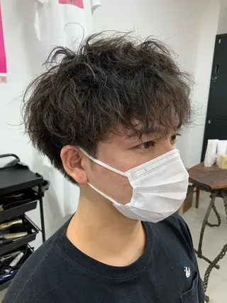 ショート 中村 靖彬のヘアスタイル