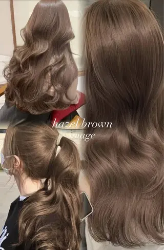 ロング 🎀LUNA🎀 レイヤーカット/艶髪のヘアスタイル
