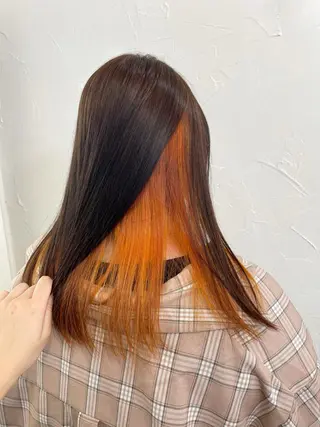 ロング 青木 優歩のヘアスタイル