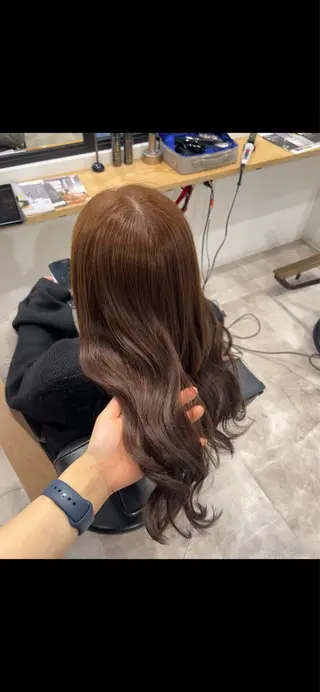 ロング カラー 黒阪 なみのヘアスタイル