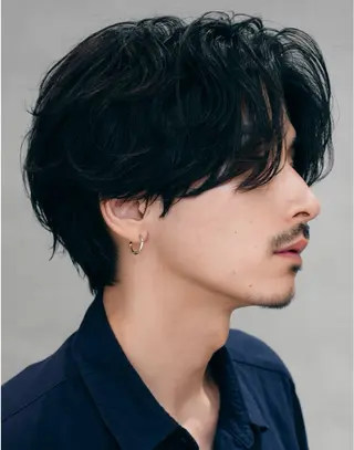 パーマ メンズ 遠藤 煌弥のヘアスタイル