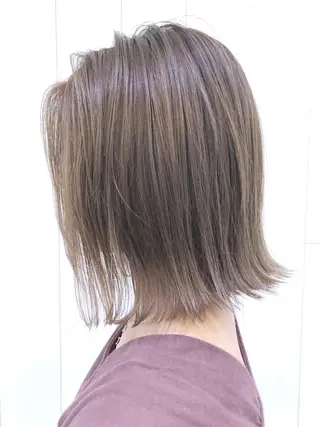 ミディアム カラー パーマ ヘアアレンジ ITbyALBUM 八王子店のヘアスタイル