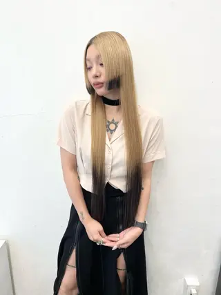 セミロング カラー HARU//原宿🤍 リピート率NO.1のヘアスタイル