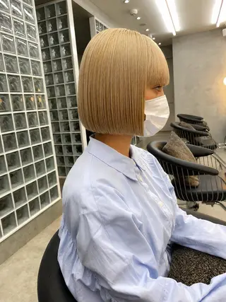 ショート パーマ 🦋韓国風レイヤー/ 艶髪矯正🦋凛太郎のヘアスタイル