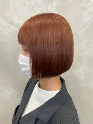 ショート カラー 佐伯 鼓乃美のヘアスタイル