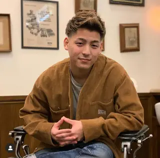 ショート 山内 敢史のヘアスタイル