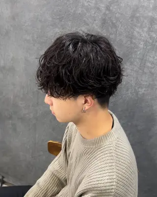 カラー パーマ メンズ メンズカット🐺 パーマ特化🔥舜のヘアスタイル