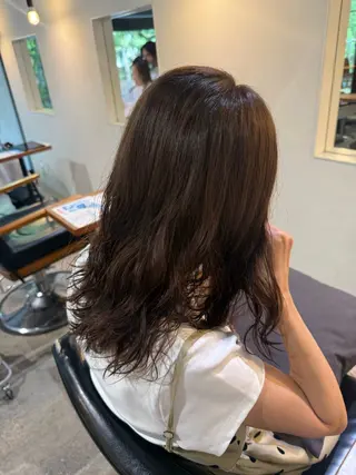 セミロング 名田 凌佑のヘアスタイル