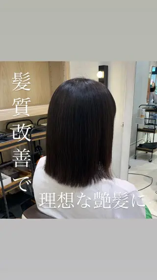 ミディアム フェザー/ニュアンス パーマ/ryutoのヘアスタイル