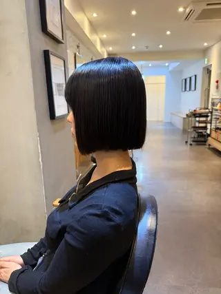 ショート Kurumi🌙韓国 レイヤー/艶感カラーのヘアスタイル