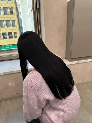 ロング 艶カラー美髪縮毛矯正 /髪質改善✨️ユウキのヘアスタイル