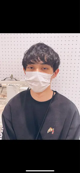 パーマ メンズ 透明感カラー♪ Hanaeのヘアスタイル