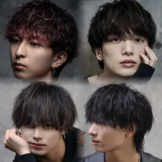 カラー パーマ メンズ メンズハイトーン No.1🏆Tiamのヘアスタイル