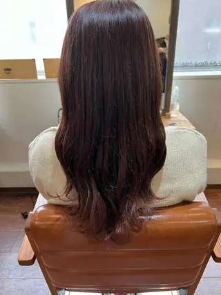 ロング カラー 縮毛矯正&髪質改善 ⭐️OGUのヘアスタイル