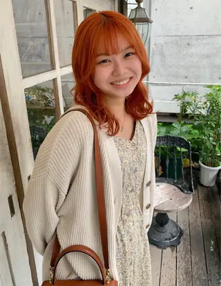 セミロング カラー ヘアアレンジ ravens代表 ヒロムのヘアスタイル