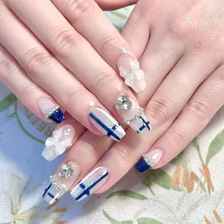 ネイル 🎀kira 長さだし💗モチ最高のネイルデザイン