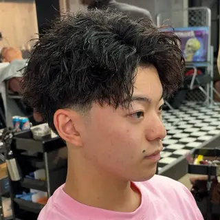 ショート パーマ メンズ メンズサロン👨 カットパーマ特化涼太のヘアスタイル