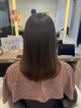 ミディアム カラー ツヤカラー/アレンジ /湘南/ハナメ‎🤍のヘアスタイル