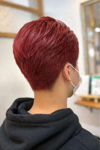 ショート カラー メンズ 【enil代表】 杉林和哉のヘアスタイル
