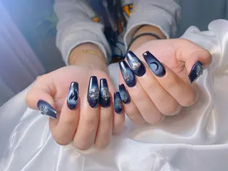 ネイル ハイネイル 自宅サロンのネイルデザイン