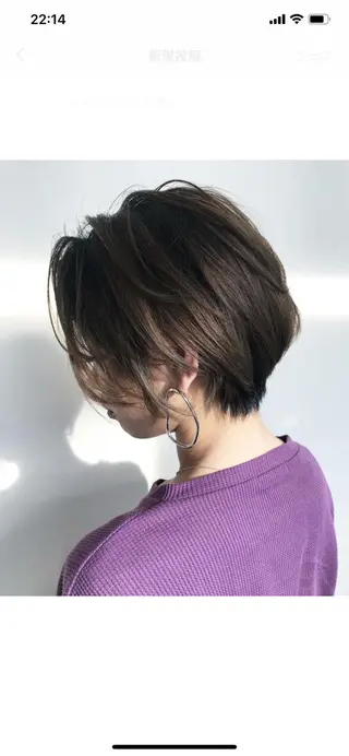 ショート カラー 髪質改善サロン ARCHE野瀬冬馬のヘアスタイル