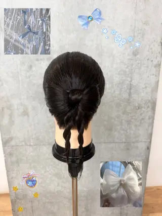 ヘアアレンジ YUNA🩵髪質改善 🩵ベージュカラーのヘアスタイル