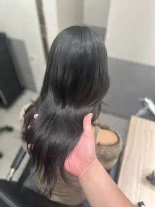ロング カラー ヘアアレンジ ダブルカラー｜ なおき｜池袋美容師のヘアスタイル