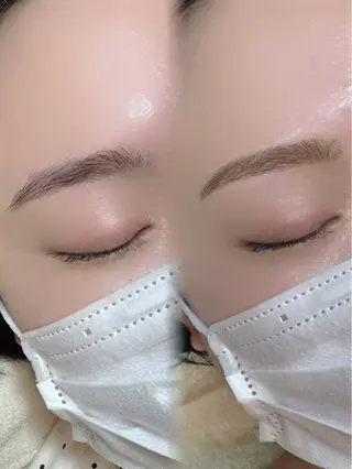 アイブロウ mignon🩵らむ /まつげパーマ 眉毛のマツエク・マツパデザイン