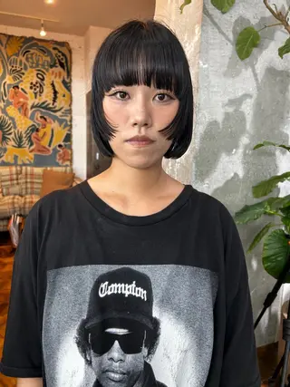 ミディアム ハシモトタケル🌿 ボブレイヤーカットのヘアスタイル