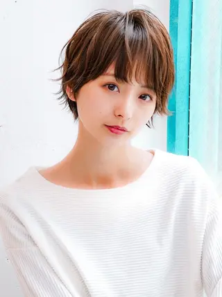 ショート ショートヘアー◎ 縮毛矯正◎のヘアスタイル