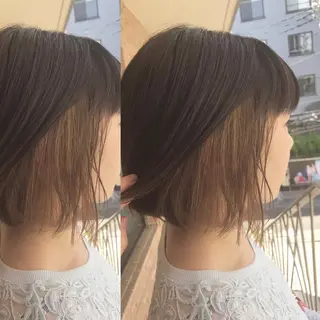 ショート カラー パーマ ヘアアレンジ メンズ キッズ ネイル マツエク・マツパ サロンドミルク 原宿のヘアスタイル