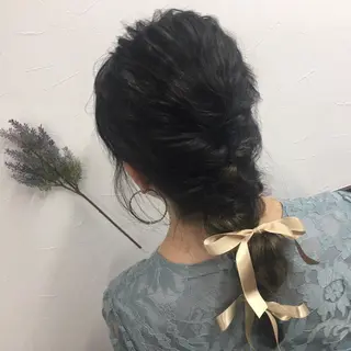 ロング 田中 真理のヘアスタイル