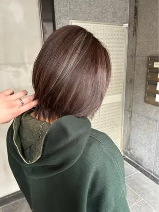 ミディアム カラー 脱白髪染め❕白髪 ぼかし特化🌟ヨコタのヘアスタイル