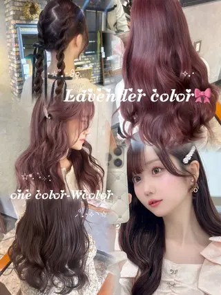 ロング カラーモデル募集✨️ YUKI🎀☁️のヘアスタイル