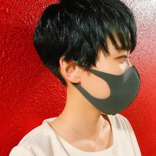 ショート カラー 中川 竜誠のヘアスタイル