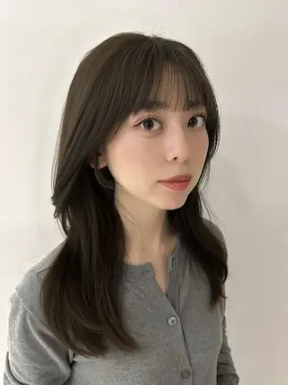 セミロング 中韓🇨🇳🇰🇷 トレンド&髪質改善のヘアスタイル