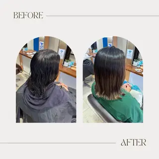 ミディアム 後藤 優瞳のヘアスタイル