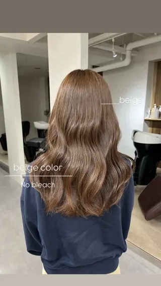カラー ひな︎/暖色 柔color🌷のヘアスタイル