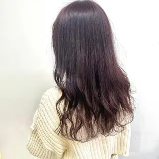 セミロング カラー 🤍💕ブリーチカラ ーAyaka💕🤍のヘアスタイル