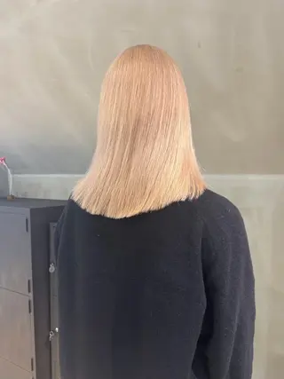 ミディアム mei🪽 カラー/パーマモデルのヘアスタイル