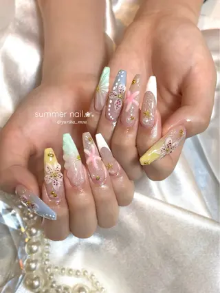 ネイル yurika 🌷.*･ﾟのネイルデザイン