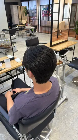 ミディアム メンズ 透明感カラー艶 💫TAISEI💫のヘアスタイル
