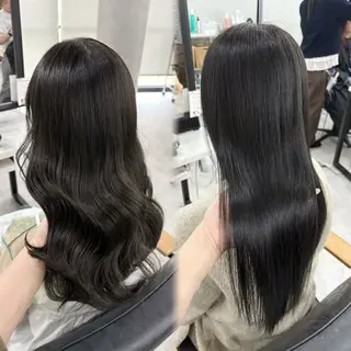 ロング カラー 透明感カラー×顔周り カットhinata♡のヘアスタイル