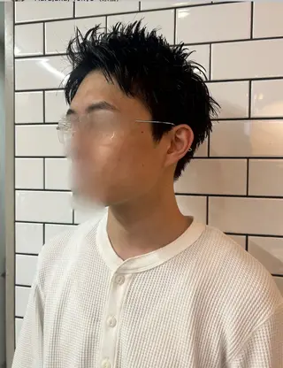 ショート メンズ 谷口 瑠莉のヘアスタイル