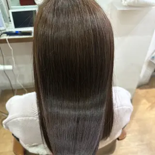 ロング カラー 縮毛矯正/ワンカラー モデル募集🫧田村のヘアスタイル