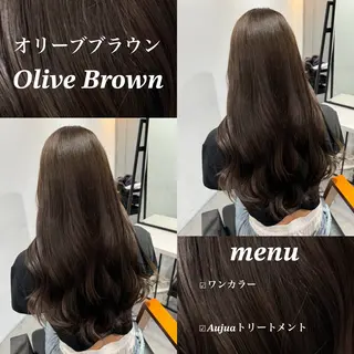 ロング カラー ヘアアレンジ ブリーチなしカラー /新百合ヶ丘/安形翔のヘアスタイル